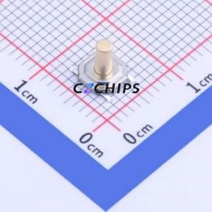 GT-TC084B-H055-L5 Tactile <b>Switch</b> SMD-4P,5.2x5.2mm <b>Switch</b> Single Pole Single Throw Round Button 2.5N Vertical Mount - Product Image 1
