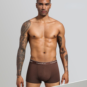 FF4368 <span class=keywords><strong>Boxer</strong></span> da <span class=keywords><strong>uomo</strong></span> in <span class=keywords><strong>cotone</strong></span> modale personalizzato confezione regalo in metallo comode <span class=keywords><strong>mutande</strong></span> traspiranti per il baule 4 Pack biancheria intima da <span class=keywords><strong>uomo</strong></span> - Product Image 6