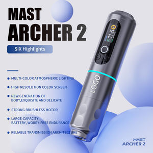 Machine à tatouer sans fil Mast <span class=keywords><strong>Archer</strong></span> 2, capacité <span class=keywords><strong>de</strong></span> la batterie 2100 mAh, stylo 3,5 mm pour tatouage corporel - Product Image 2