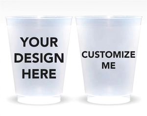 Vasos de Plástico Impermeables OEM con Iniciales para Recuerdos de Boda, Fiestas Nupciales y Regalos Promocionales - Product Image 4