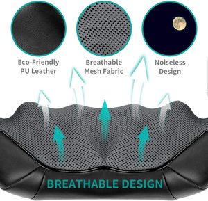 Mejor cuello hombro con amasado profundo Shiatsu cuello masaje inteligente alivio eléctrico pulso masajeador - Product Image 5