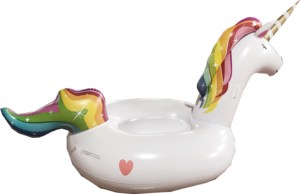 Bãi Biển Mùa Hè Big Inflatable Unicorn <span class=keywords><strong>Pool</strong></span> Float Floatie Đi Xe Với Van Nhanh Lớn Rideable Blow Up - Product Image 2