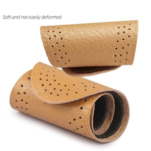 Semelles en cuir véritable respirant Coussinets de <span class=keywords><strong>chaussures</strong></span> en cuir microfibre Semelle intérieure en éponge en latex souple EVA en cuir fin - Product Image 4