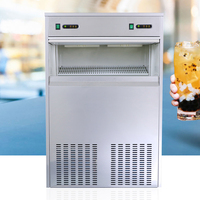 Máquina de hielo de bala de acero inoxidable, máquina eléctrica de hielo de encimera automática
