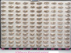 <span class=keywords><strong>Prix</strong></span> Spécial Bagues pour Hommes Plaqué Or 18K Anti-ternissement Serties de Pierres – Bijoux Hip Hop Assortis Vente en Gros - Product Image 2