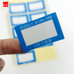 Mới Đến Fan Yi Không Thấm Nước Nhiệt Kế Nhiệt Độ Nhãn Truyền Nhiệt Tùy Chỉnh In Ấn Thay Đổi Màu Sticker - Product Image 1