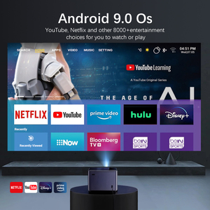 850 ANSI Lumens 4k Bản địa 1080P <span class=keywords><strong>WIFI</strong></span> proyector LED Full <span class=keywords><strong>HD</strong></span> chiếu 4K cho rạp hát tại nhà bên cuộc họp sử dụng máy chiếu - Product Image 5