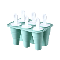 Moule à sucettes glacées Eversoul multifonctionnel en silicone et PP de qualité alimentaire, pliable, pour la fabrication de glaces maison