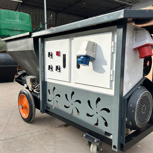 آلة رش قذائف الهاون المتنقلة بجهد مخصص ، آلة رش جدارية خرسانية ، ماكينات رش قذائف الهاون - Product Image 3