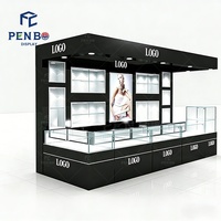 Kiosque de luxe de style Dubaï pour centre commercial, présentoir à bijoux, parfums, montres et cosmétiques, conception de boutique de parfums