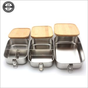 กล่องข้าวสแตนเลส 304 พรีเมียม ฝาไม้ไผ่ ป้องกันการรั่วซึม สำหรับทำ<span class=keywords><strong>งาน</strong></span>และเรียน รับทำโลโก้ตามสั่ง ขายส่ง - Product Image 6