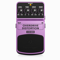 Behringers HD300 Electric Guitar Bass Distortion Faz Single Block Effect Offers Three Sound Mode Guitar Effect