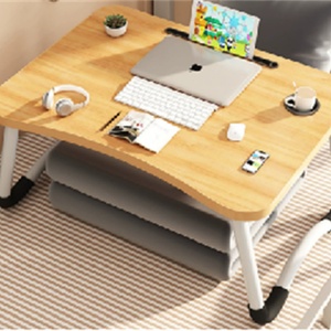 Cama Plegable al por Mayor para Dormitorio de Estudiantes o para Estudiar y Escribir con Cajón y Portavasos - Product Image 1