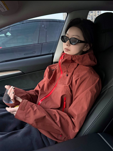 <span class=keywords><strong>Chaqueta</strong></span> Impermeable y Cortavientos Personalizada OEM, con Logotipo Frontal, Transpirable, para Exteriores, con Tecnología <span class=keywords><strong>Goretex</strong></span>, MOQ Bajo - Product Image 2