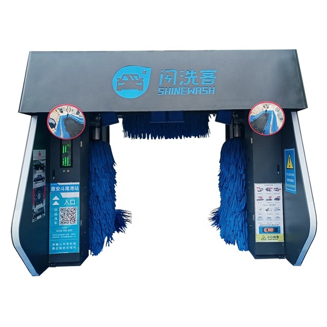 Shinewash Rollover Car Wash Machine 360 Fully Automatic Car Washing With EVA Brush
