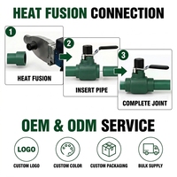 Vanne à boisseau sphérique en laiton chromé avec joint PTFE et écrou en acier inoxydable SS304 pour conduite de chauffage à eau chaude, personnalisable (OBM, OEM, ODM)