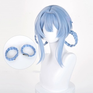 <span class=keywords><strong>Parrucca</strong></span> Sintetica Corta Blu da 35cm per Cosplay di Tachibana Sherry, Stile Anime Magico, per Feste di Halloween - Product Image 4