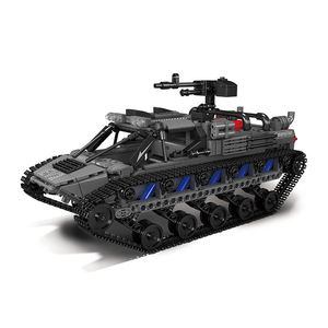 Transportation Theme 20011 Mammoth Tank Remote Control Model Children's Educational ABS <b>Plastic</b> Handmade Assembled - Product Image 2