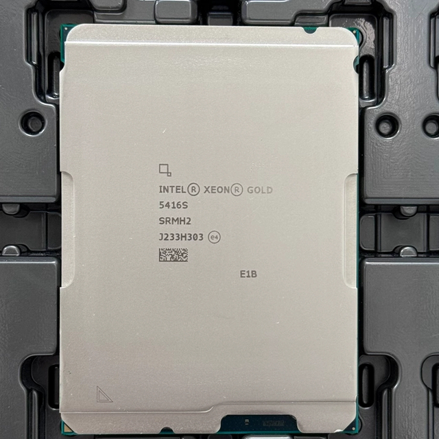 New for Intel Xeon Gold 5416S 2.00GHz Quad-Core 150W TDP Server Processor with 1-Year Warranty in Stock