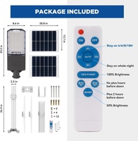 Lampe solaire extérieure Sunwe alimentée par batterie, 200w 300w 400w 1000w, lampadaire solaire
