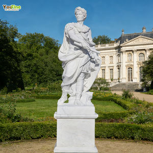 Statue <span class=keywords><strong>de</strong></span> Jules César en <span class=keywords><strong>marbre</strong></span> sculptée à la main, taille réelle - Product Image 6