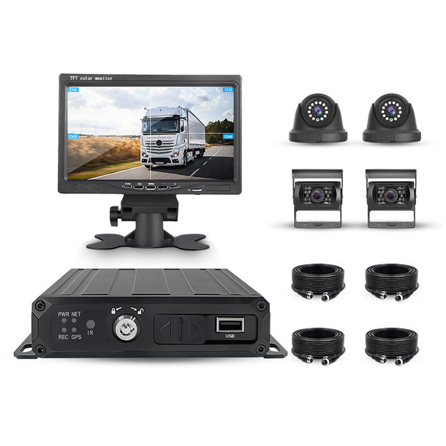 4CH 4G WiFi SD Card Mobile DVR