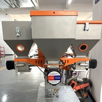 Doseur volumétrique à trois vis en plastique volumétrique couleur doseur mélangeur pour Agriculture Film extrudeuse Machine