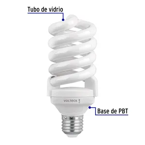 Master con 96 unità T4 24 W luce diurna lampada a spirale in blister, Volteck - Product Image 2