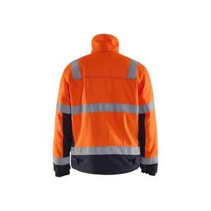 BLAKLADER - 406915135389XXXL Multinorm <b>Hi</b>-<b>Vis</b> winter <b>jacket</b> <b>Orange</b>/Navy blue - EAN 7330509716786 FLAME RESISTANT WORKWEAR - Product Image 2