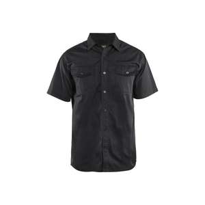 BLAKLADER - 329611909900L Camisa de sarga Negro-EAN 7330509481035 CAMISAS DE TRABAJO - Product Image 1