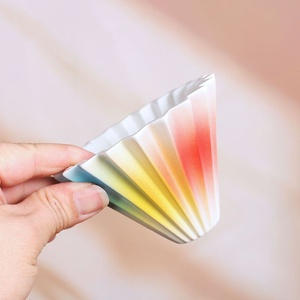 Outils de barista personnalisés Kingze Tasses à <span class=keywords><strong>filtre</strong></span> à café réutilisables <span class=keywords><strong>Filtre</strong></span> à café en céramique fait à la main - Product Image 4