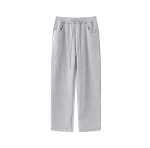 Pantalon de sport pour homme, coupe droite, 420G, molletonné, ample, couleur unie, style américain tendance, coupe épurée, taille US, pantalon de survêtement - Product Image 2