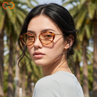 TWOOO T1892 Lunettes de soleil ovales classiques rétro à petite monture, style personnalisé, mode polyvalente, nouveau style, vente en gros directe d'usine