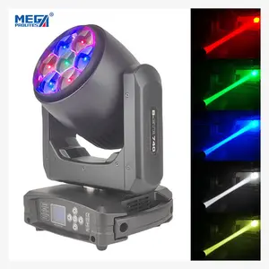 Mega prolites Mini bee eye 7*40W 4in1 rgbw wash zoom led moving head light stage light for events