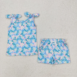 Tenues d'été pour filles, ensembles de vêtements pour fillettes, imprimés mignons, débardeurs sans manches + shorts, vêtements décontractés pour enfants, tenue quotidienne - Product Image 5