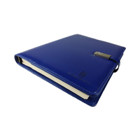 Carnet d'affaires Power Bank Logo personnalisé A5/A6 Taille en cuir Journal en cuir Couverture en cuir PU Cadeau relié Style Boîte Emballage Promotion