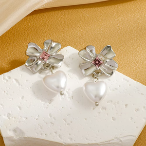 Pendientes de Moda para Mujer, Joyería Fina, Pendientes de Aleación para Uso Diario, Diseño Exquisito, Regalo para Boda, Aniversario o Fiesta - Product Image 3
