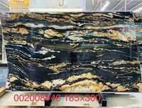 Dalle de pierre en quartzite Golden Silk à veines dorées, granit Magma Gold, pour panneau mural, plan de travail, mur de fond et décoration intérieure