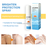 OTVENA Lotion Corporelle Éclaircissante et Hydratante Légère Non Collante pour Peau Ternie, Révélateur d'Éclat, Fixateur d'Hydratation Longue Durée