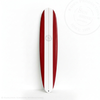 Longboard Classique en Époxy 9ft 9'6" Noyau EPS Quille Simple Finition Brillante Planche de Surf pour Débutants à Intermédiaires Art Personnalisé OEM