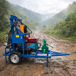 Plataforma de Perforación de Pozos de Agua de 150 m de Profundidad Máxima, la Más Vendida del Fabricante, para Granjas y Zonas Rurales - Product Image 1