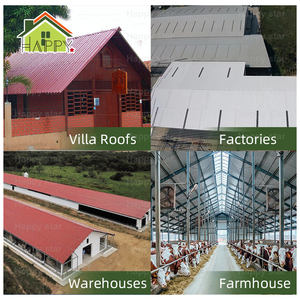 Tegole in PVC Stile Moderno Copertura Antipioggia Asa per Magazzini Resistente al Calore Tipo Tetto Ondulato in PVC - Product Image 6