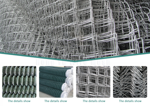 Nhà Máy Bán Hàng Trực Tiếp Sử Dụng 100ft 6ft Nhúng Nóng Mạ Kẽm Chuỗi Liên Kết Hàng Rào Tạm Thời Hàng Rào Nhà Sản Xuất - Product Image 3