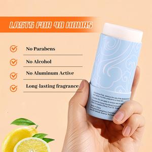 YURHERSU déodorant corporel Femme bâton déodorant anti-transpirant sans aluminium parfum longue durée anti-transpirant déodorant baume - Product Image 4