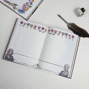 Carnet de notes A5 à couverture rigide de qualité supérieure, fabriqué en usine, planificateur personnalisé avec un design exquis, logo en feuille d'or - Product Image 4