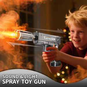 Pistola de Juguete Eléctrica Realista para Juegos al Aire Libre, Disparo Seguro de Alta Calidad para Niños con Efectos de Humo, Luz y Sonido - Product Image 2