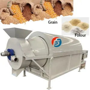 Secadora de granos de tambor rotativo tipo tambor agrícola, secadora portátil de harina de maíz, secadora rotativa de tambor
