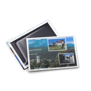 Good Price Custom Logo Souvenir Sticker Maker Metal City Gifts Magnetic Tin <b>Fridge</b> Magnet - Product Image 1
