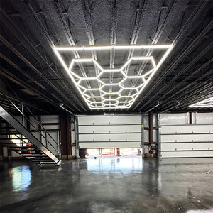 14-Grid Led esagonale luce per Garage 640W con certificato CE lampada a nido d'ape con telaio utilizzato in <span class=keywords><strong>Showroom</strong></span> e moderna camera auto - Product Image 4
