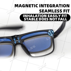 Occhiali Polarizzati LBB per Tatuaggi, Occhiali da Sole Polarizzati CPL, Lenti a Adsorbimento Magnetico, Occhiali Anti-Riflesso - Product Image 2